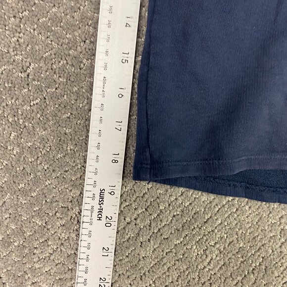 Flint And Tinder Sweat Shorts Men's Large French Terry Navy Blue Gym Drawstring - Picture 12 of 13